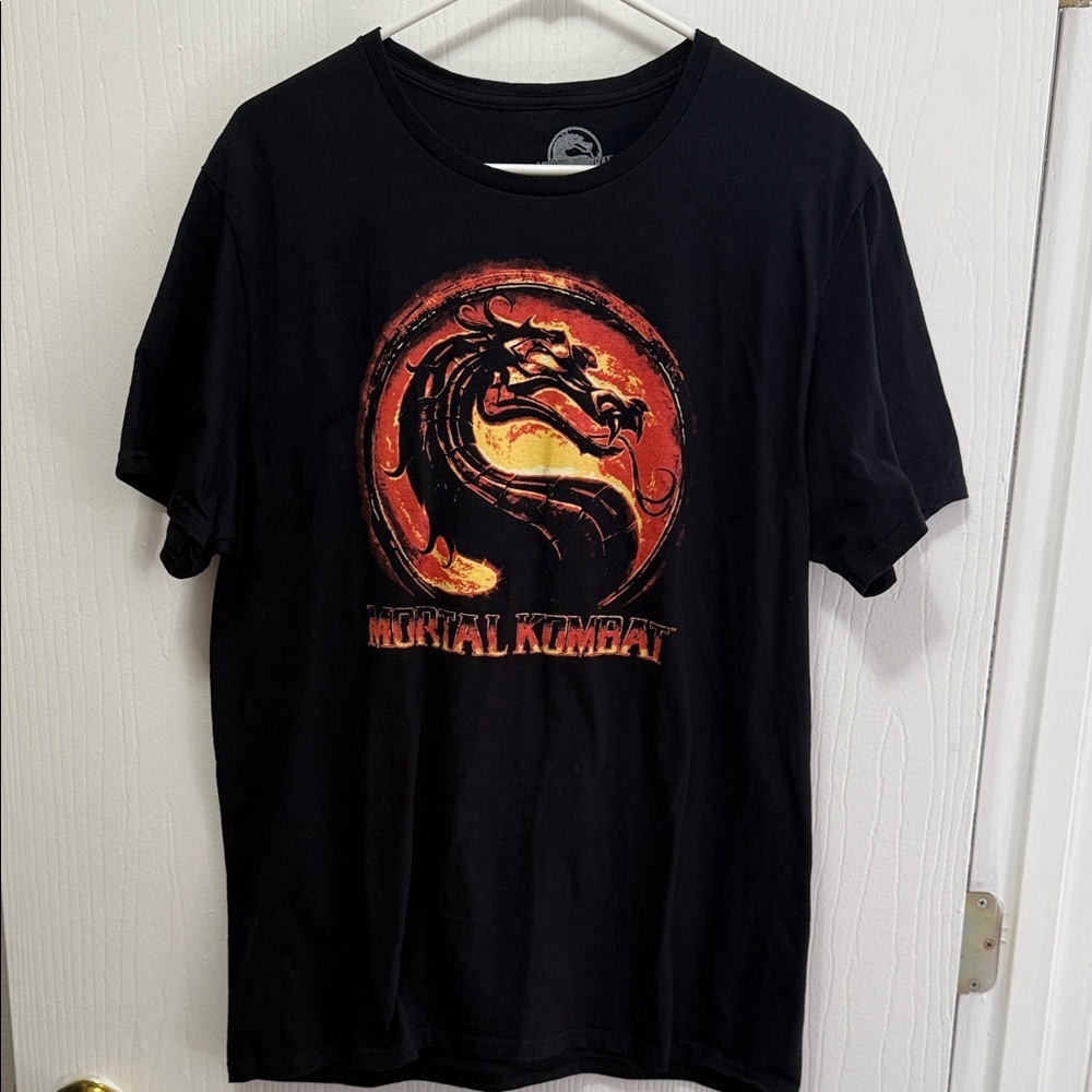 Mortal Kombat Black T-Shirt Size Large